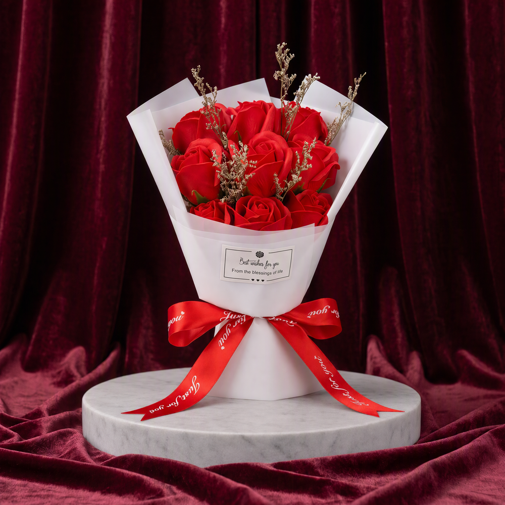 Bouquet Neuf Roses · Bukiet Dziewięciu Róż