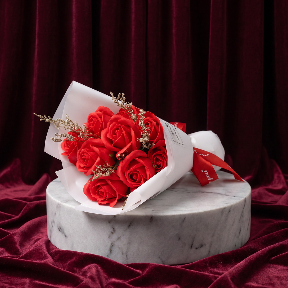 Bouquet Neuf Roses · Bukiet Dziewięciu Róż