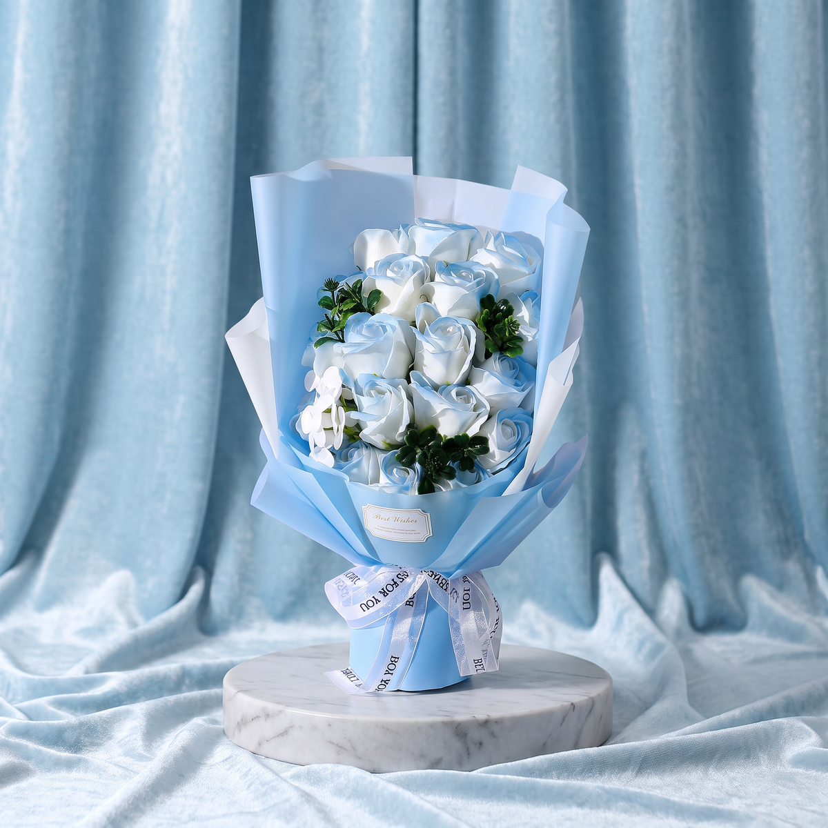 Coffret Rose Dorée, Bleu Glacier – lodowy błękit