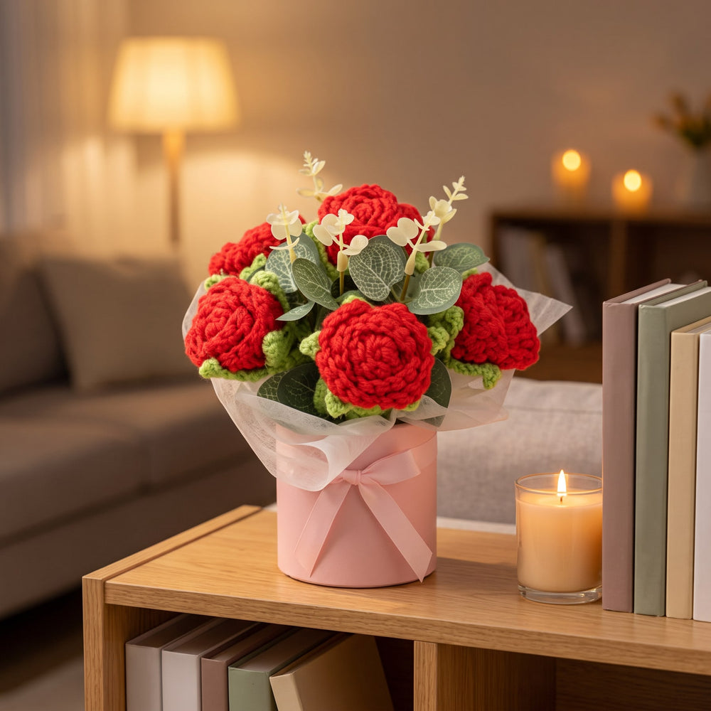Bouquet Rose Éternelle · Bukiet Wiecznej Róży