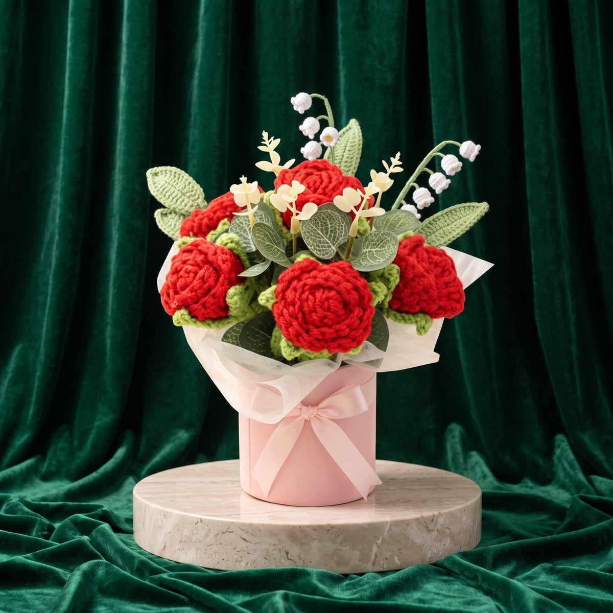 Bouquet Rose Éternelle · Bukiet Wiecznej Róży