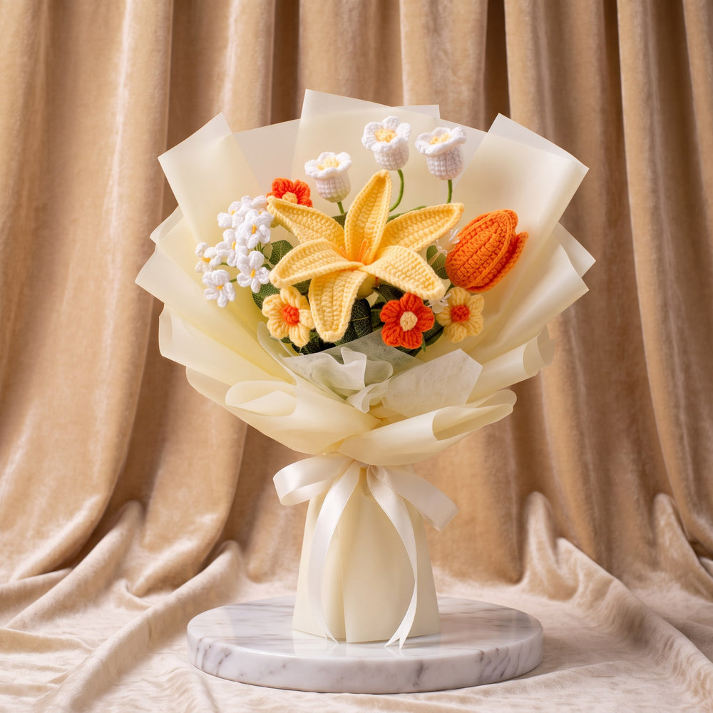 Bouquet Rouge Éternel · Bukiet Wiecznej Czerwieni