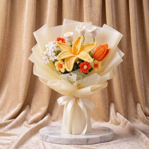 Bouquet Rouge Éternel · Bukiet Wiecznej Czerwieni